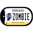 Indiana Zombie Novelty Metal Dog Tag Necklace DT-6747