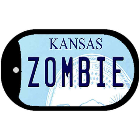 Zombie Kansas Novelty Metal Dog Tag Necklace DT-6748