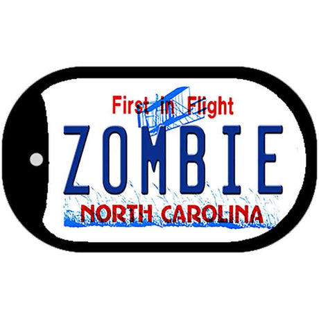 Zombie North Carolina Novelty Metal Dog Tag Necklace DT-6751