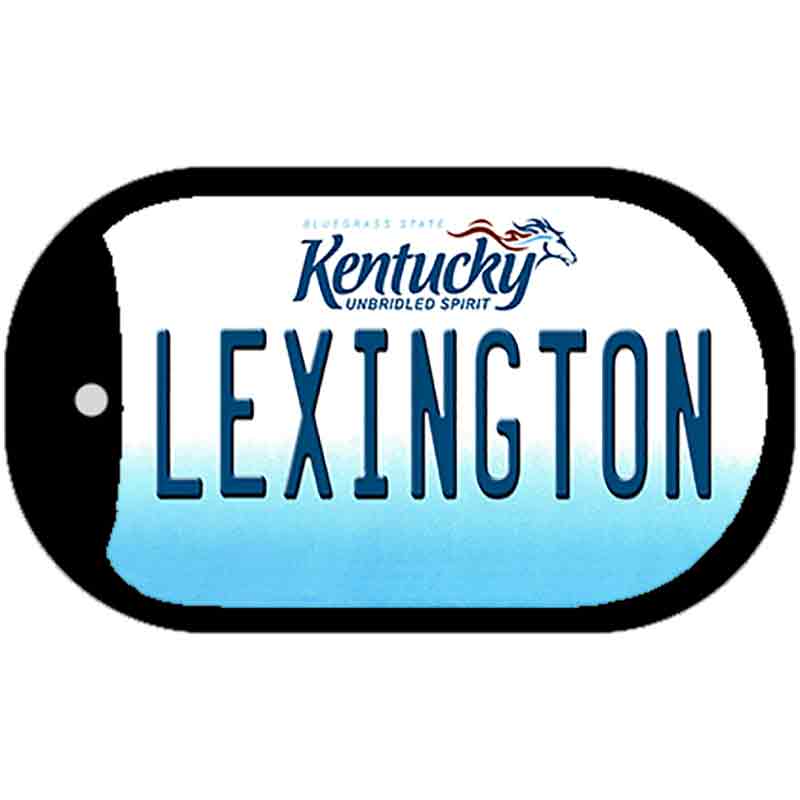 Kentucky Lexington Novelty Metal Dog Tag Necklace DT-6759