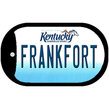 Kentucky Frankfort Novelty Metal Dog Tag Necklace DT-6760