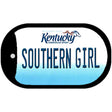 Kentucky Southern Girl Novelty Metal Dog Tag Necklace DT-6767