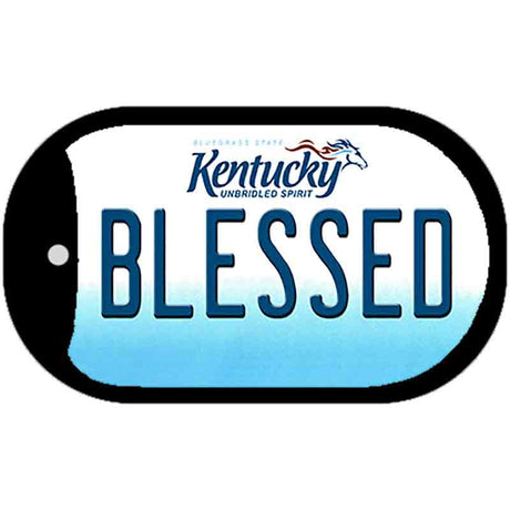 Kentucky Blessed Novelty Metal Dog Tag Necklace DT-6772