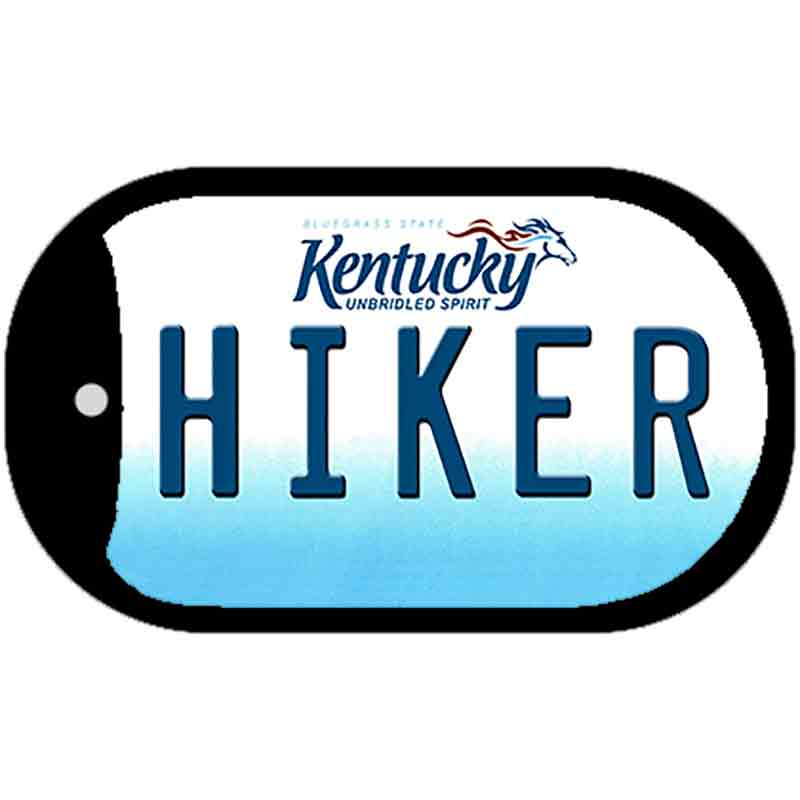 Kentucky Hiker Novelty Metal Dog Tag Necklace DT-6776