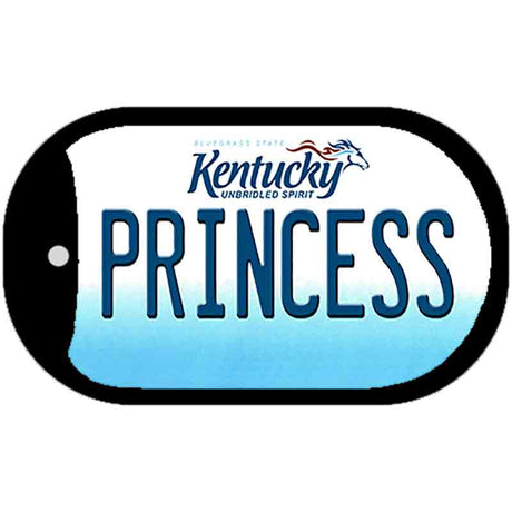 Kentucky Princess Novelty Metal Dog Tag Necklace DT-6784