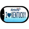 I Love Kentucky Novelty Metal Dog Tag Necklace DT-6786