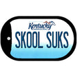 Kentucky Skool Suks Novelty Metal Dog Tag Necklace DT-6794