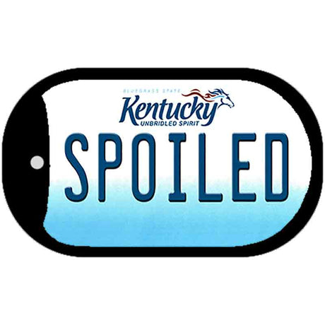 Kentucky Spoiled Novelty Metal Dog Tag Necklace DT-6795