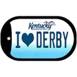 Kentucky I Love Derby Novelty Metal Dog Tag Necklace DT-6800