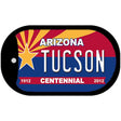 Tuscon Arizona Centennial Novelty Metal Dog Tag Necklace DT-6803