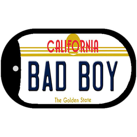 Bad Boy California Novelty Metal Dog Tag Necklace DT-6838