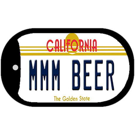 MMM Beer California Novelty Metal Dog Tag Necklace DT-6859