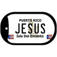 Jesus Puerto Rico Metal Novelty Dog Tag Necklace DT-6868