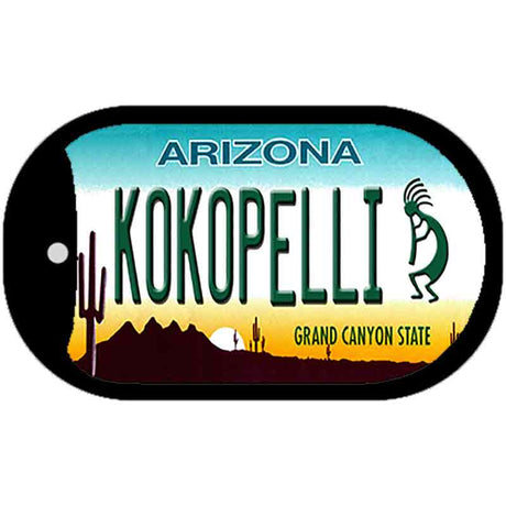 Arizona Kokopelli Novelty Metal Dog Tag Necklace DT-6895