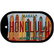 Honolulu Surfboards Novelty Metal Dog Tag Necklace DT-7834