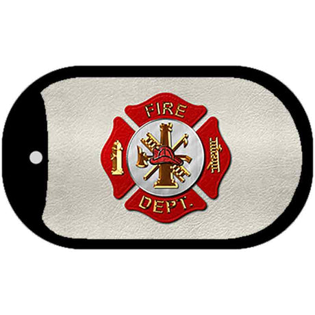 Fire Novelty Dog Tag Necklace DT-7859