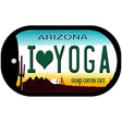 I Love Yoga Arizona Novelty Metal Dog Tag Necklace DT-7894