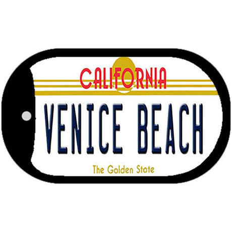 Venice Beach California Novelty Metal Dog Tag Necklace DT-7895