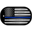 AM Flag Police Novelty Dog Tag Necklace DT-7902