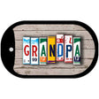 Grandpa Plate Art Novelty Metal Dog Tag Necklace DT-7912