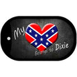 My Heart Dixie Dog Tag Kit Novelty Necklace DT-7920