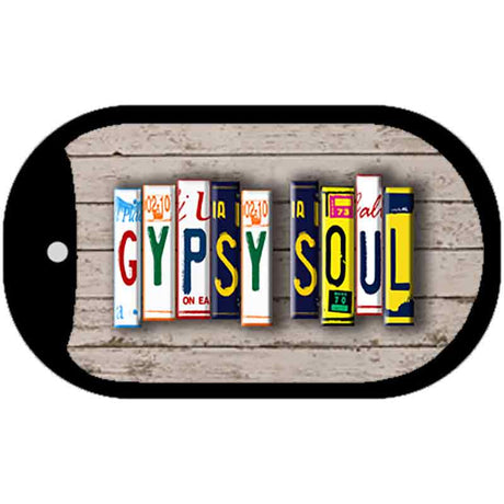 Gypsy Soul Plate Art Novelty Metal Dog Tag Necklace DT-7943