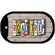 Road Trip Plate Art Novelty Metal Dog Tag Necklace DT-7951