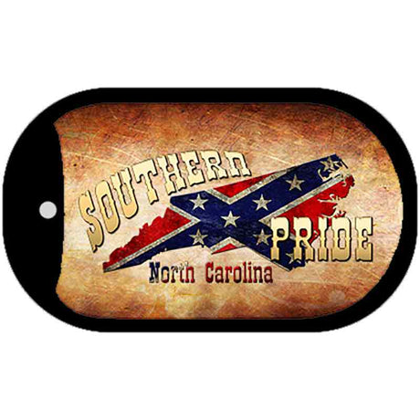 Southern Pride North Carolina Novelty Metal Dog Tag Necklace DT-7972