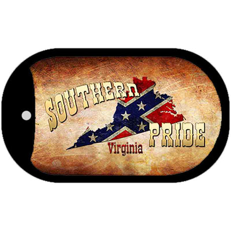 Southern Pride Virginia Novelty Metal Dog Tag Necklace DT-7973