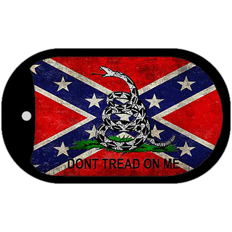 Confederate Dont Tread Novelty Metal Dog Tag Necklace DT-7984