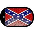 Confederate Flag Metal Novelty Dog Tag Necklace DT-7996