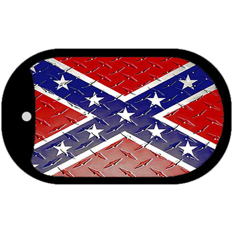 Confederate Flag Metal Novelty Dog Tag Necklace DT-7996