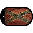 We The People Confederate Novelty Metal Dog Tag Necklace DT-8003