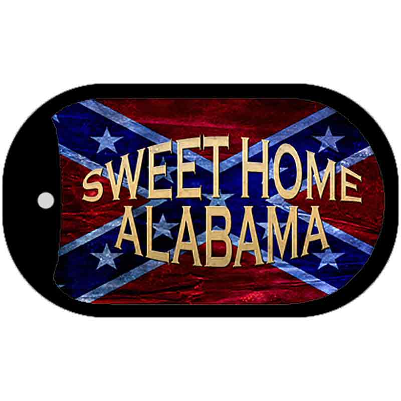 Sweet Home Alabama Novelty Metal Dog Tag Necklace DT-8005
