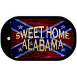 Sweet Home Alabama Novelty Metal Dog Tag Necklace DT-8005