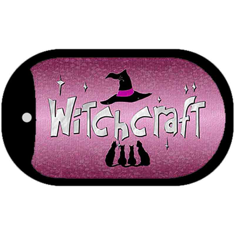 Witchcraft Novelty Metal Dog Tag Necklace DT-8007