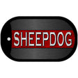 Sheepdog Fire Novelty Dog Tag Necklace DT-8018