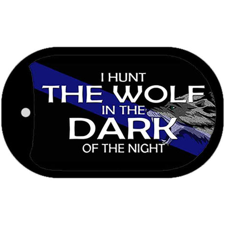 Hunt The Wolf Novelty Dog Tag Necklace DT-8021