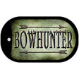 Bowhunter Novelty Metal Dog Tag Necklace DT-8032