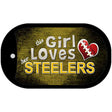 This Girl Loves Her Steelers Novelty Metal Dog Tag Necklace DT-8034