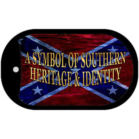 Symbol Of Southern Heritage Novelty Metal Dog Tag Necklace DT-8097