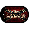 Rest In Peace Novelty Metal Dog Tag Necklace DT-8103