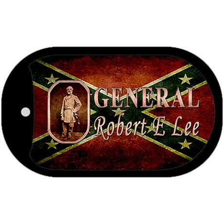 General Robert E Lee Novelty Metal Dog Tag Necklace DT-8105