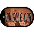 Muscle Car Rusty Novelty Metal Dog Tag Necklace DT-8116