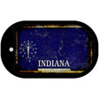 Indiana Rusty Blank Novelty Metal Dog Tag Necklace DT-8131