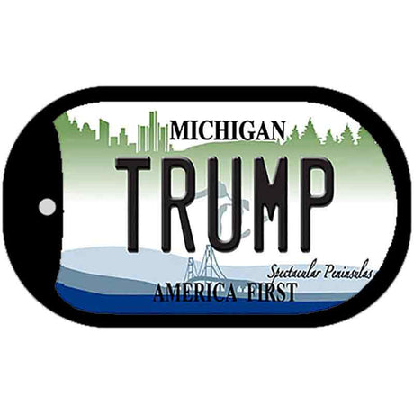 Trump Michigan Novelty Metal Dog Tag Necklace DT-8219