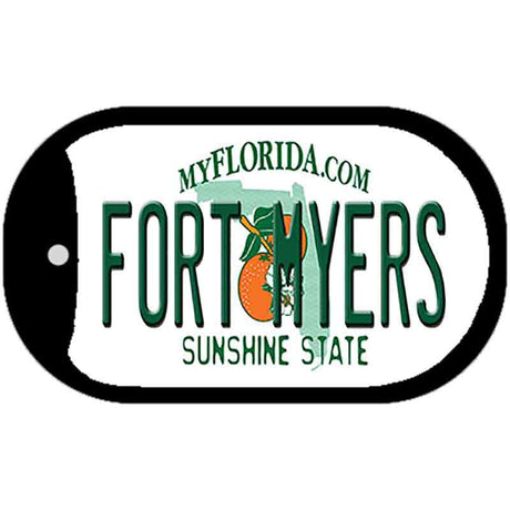 Fort Myers Florida Novelty Metal Dog Tag Necklace DT-8224