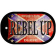 Rebel Up Novelty Metal Dog Tag Necklace DT-8233