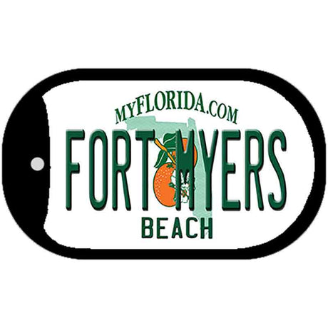 Fort Myers Beach Florida Novelty Metal Dog Tag Necklace DT-8270