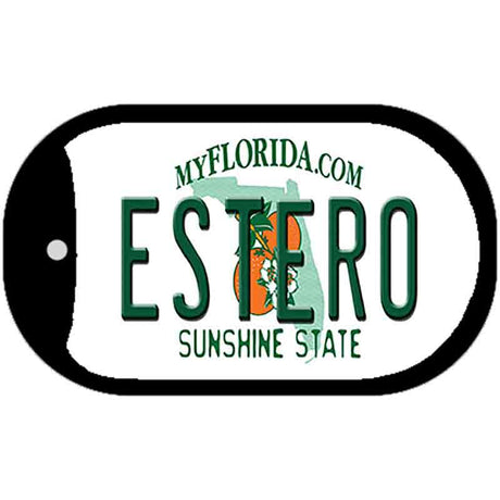 Estero Florida Novelty Metal Dog Tag Necklace DT-8271